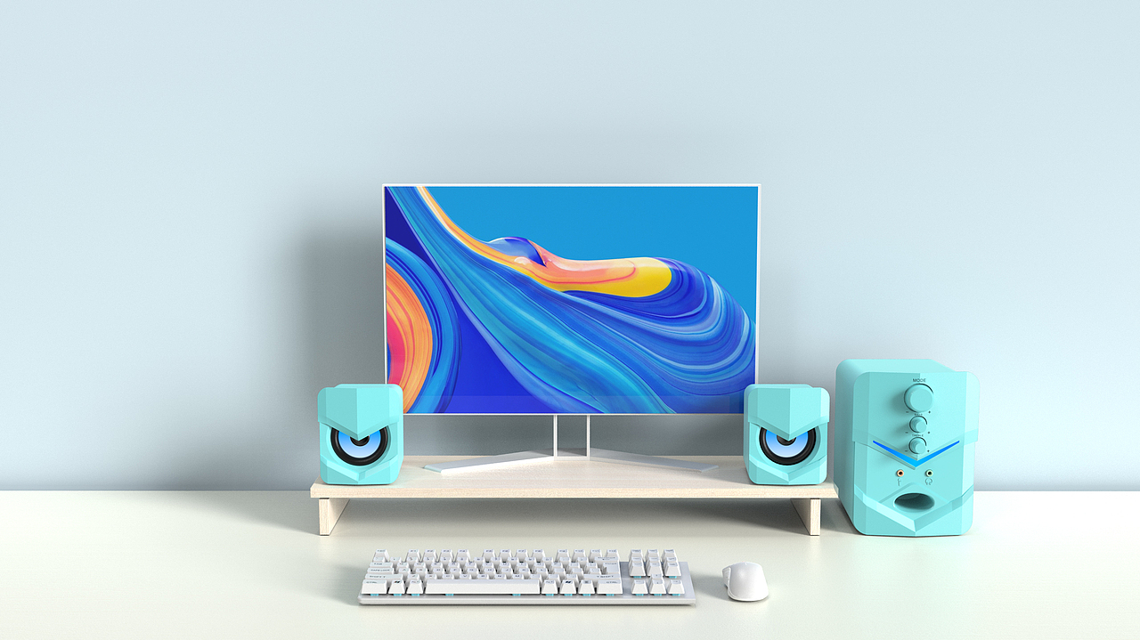 蓝牙音箱主图详情渲染