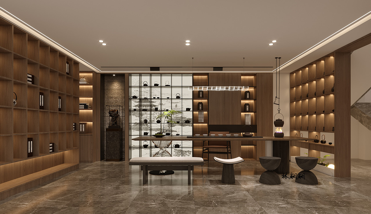 茶馆设计|尽显东方文化底蕴的禅意秘境