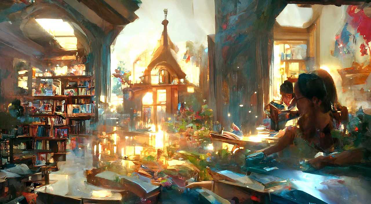 阳光书屋-ayu醒梦如画-57/365（图ZMjk5MTAzOTMy） - 艺术插画 - 站酷设计师AYUS原创素材 - 站酷ZCOOL