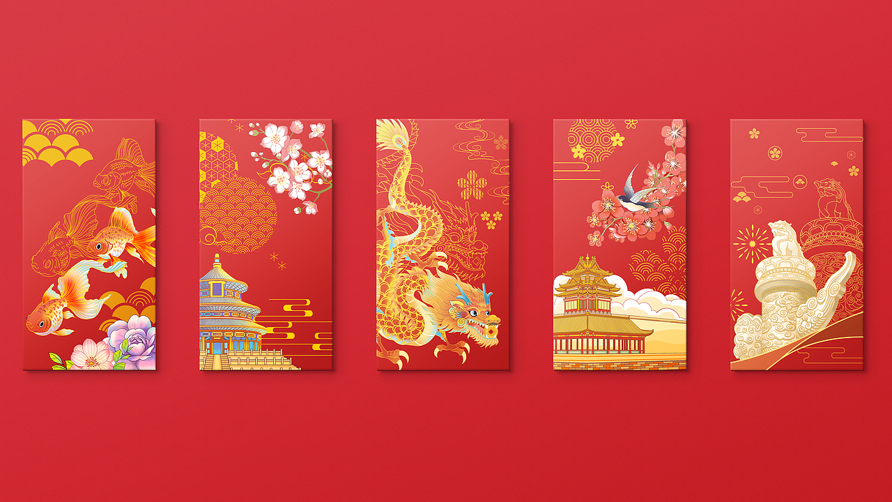 2024龙年—新年礼盒（图ZMzU2NTg5Nzgw） - 商业插画 - 站酷设计师stone_cheung原创素材 - 站酷ZCOOL