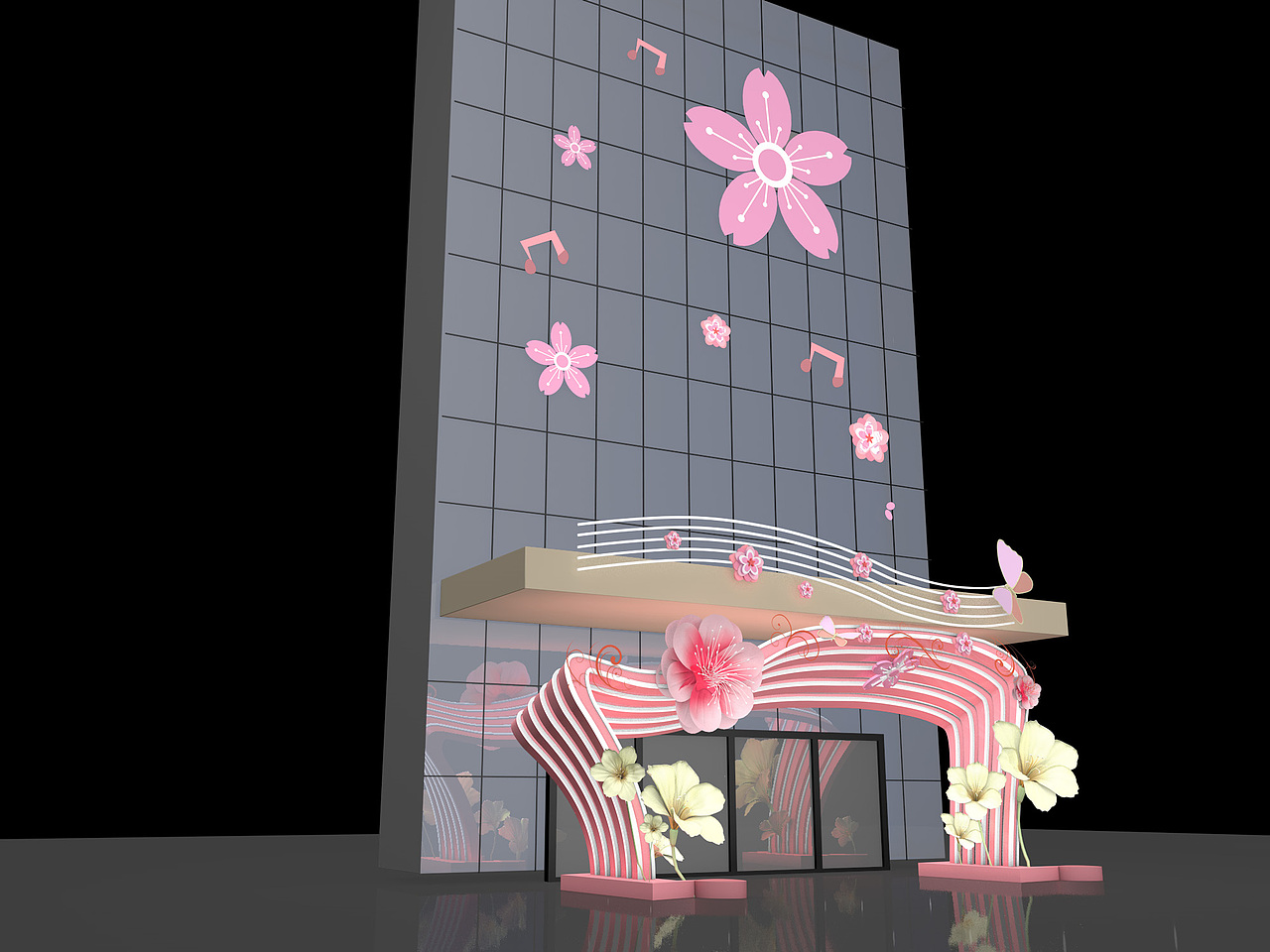 美陈门头（图ZMzIzOTYyODMy） - 场景 - 站酷设计师西柚茉莉清原创素材 - 站酷ZCOOL