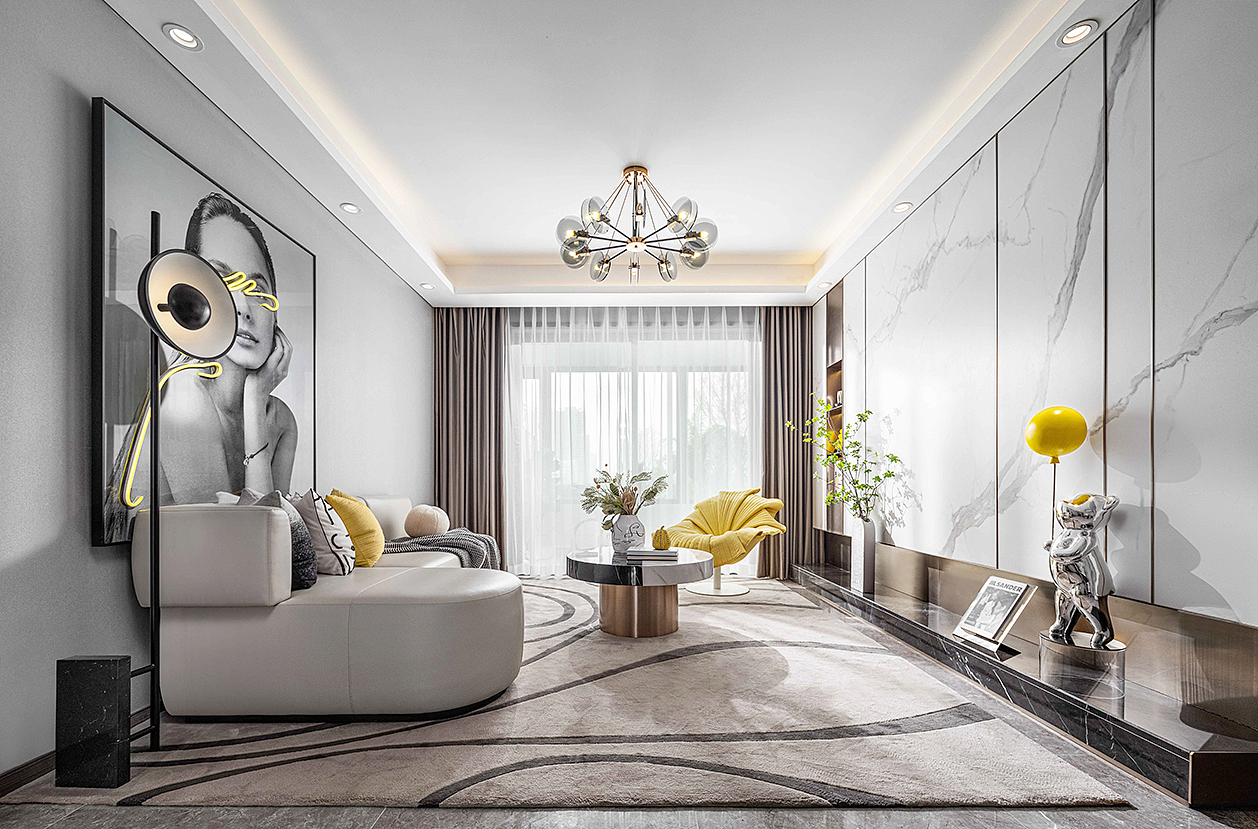 当代美学空间，草间弥生的艺术灵魂 ——轻奢（图ZMzU4NTg0Nzgw） - 家装设计 - 站酷设计师仟仟设计原创素材 - 站酷ZCOOL