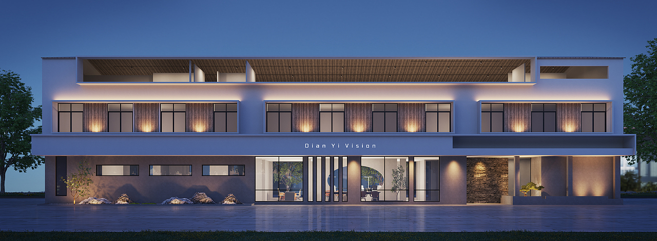 办公空间效果表现（图ZMzAwNjUxMDky） - 商业空间设计 - 站酷设计师Max点意原创素材 - 站酷ZCOOL