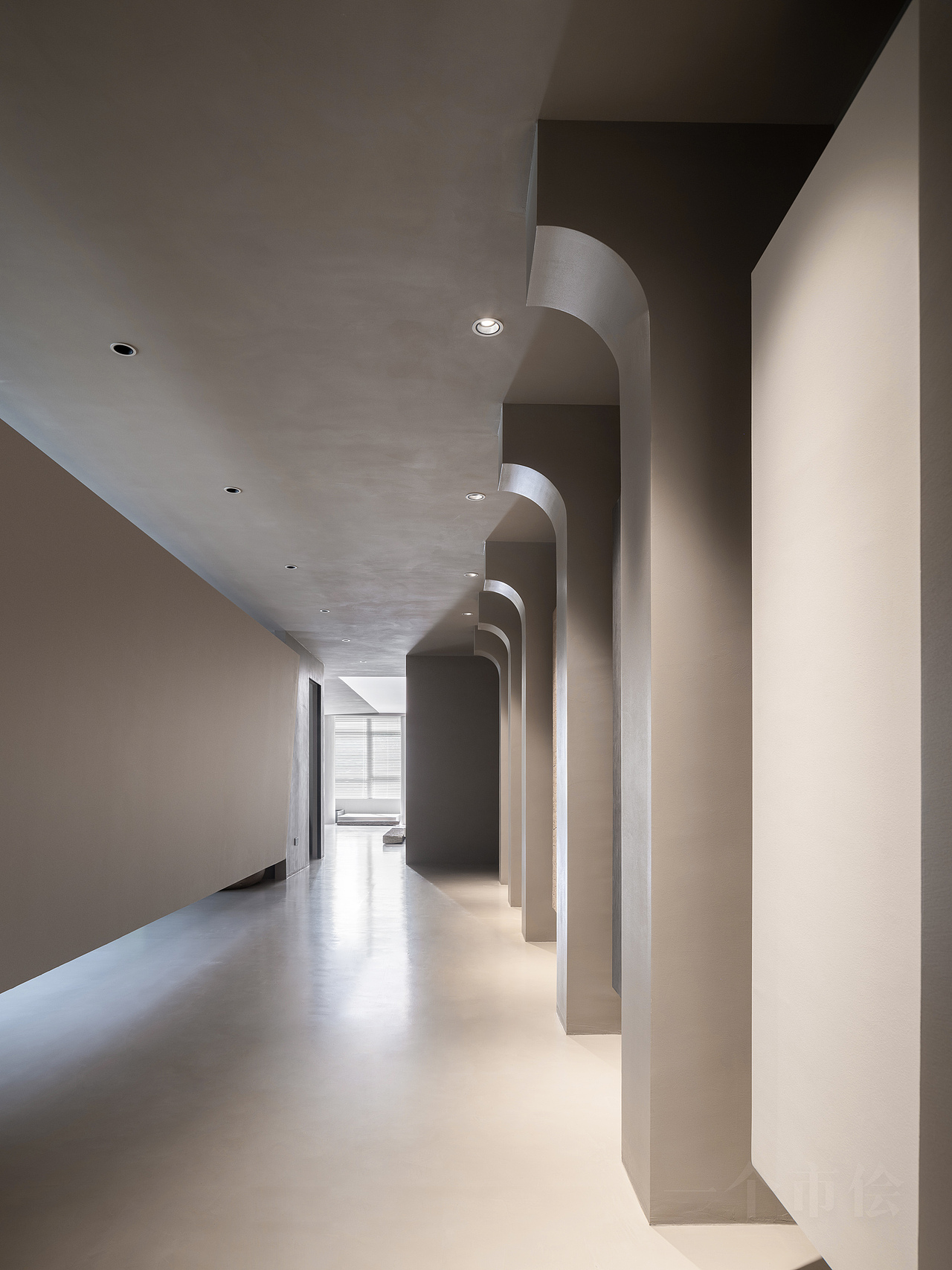 一个设计工作室内部空间表现