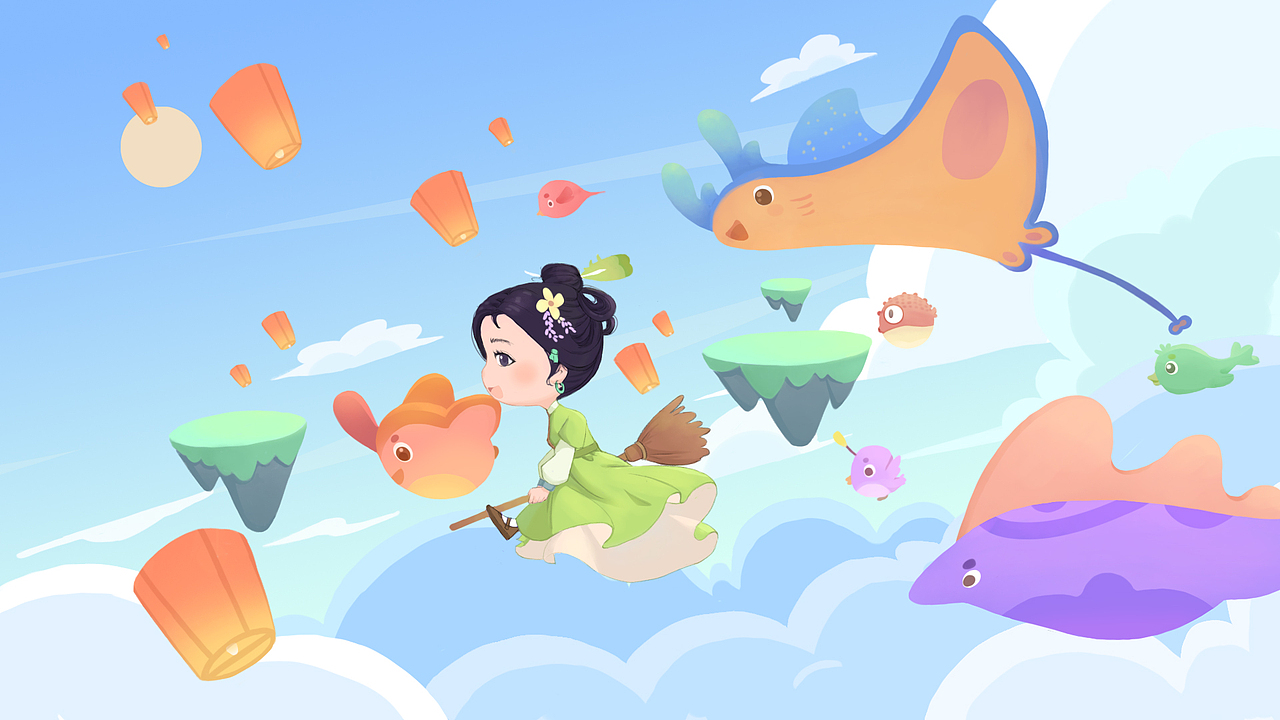 飞啦（图ZMzAzMjg0MjI0） - 儿童插画 - 站酷设计师智彬原创素材 - 站酷ZCOOL