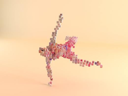 舞動方塊人（個人主頁-ZNDI5MTM0MDQ=） - 場景 - 站酷設(shè)計師NH海綿寶寶派大星原創(chuàng)素材 - 站酷ZCOOL