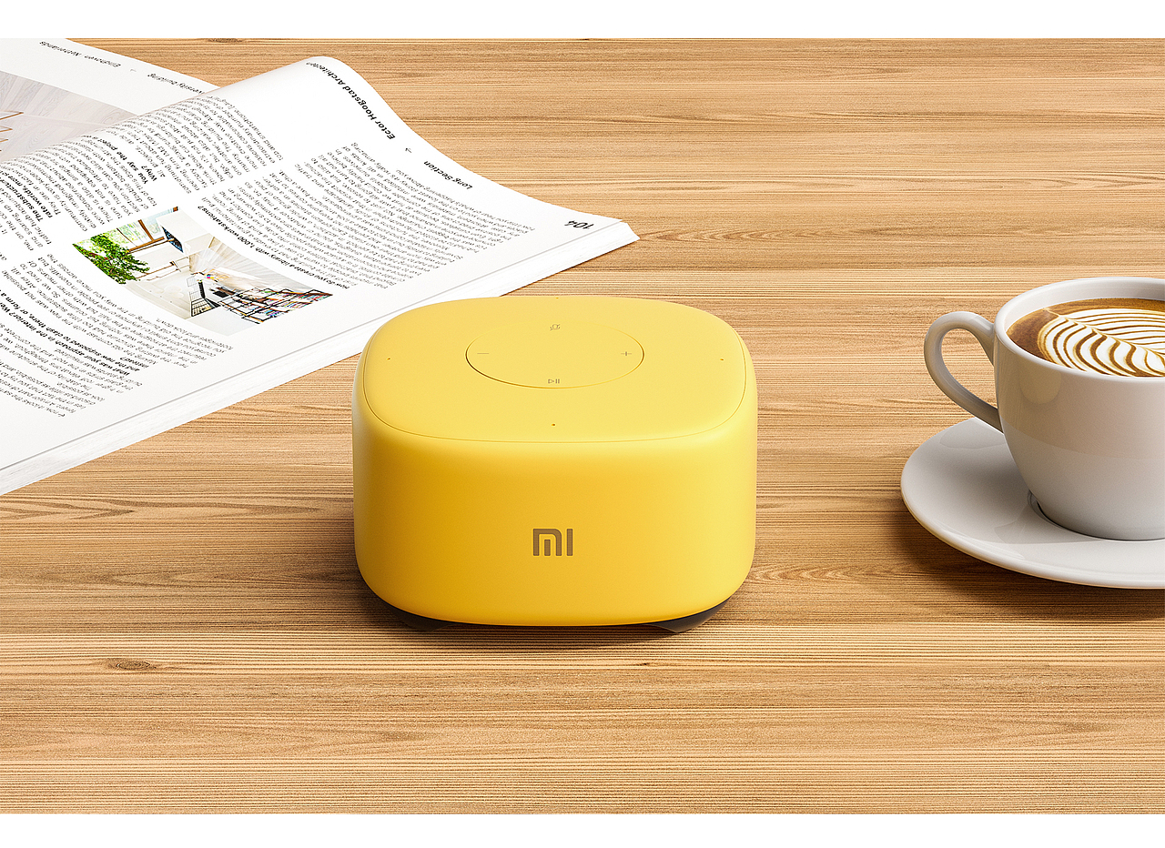 小米音箱渲染 音箱渲染 产品渲染 mini音箱渲染