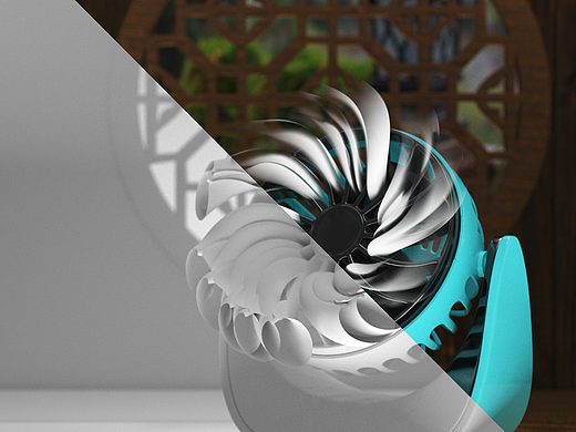 风扇建模渲染（个人主页-ZNjg4OTM0OTI=） - 电子产品 - 站酷设计师视觉石榴原创素材 - 站酷ZCOOL