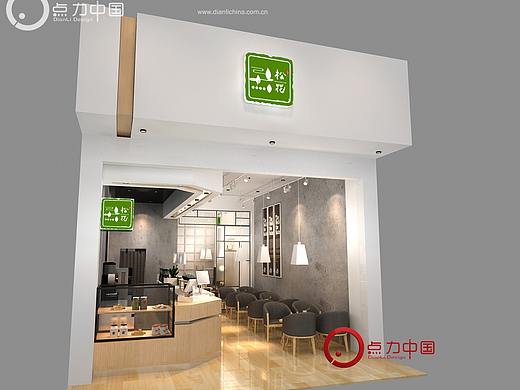 网红奶茶店效果图、奶茶店效果图、水吧效果图