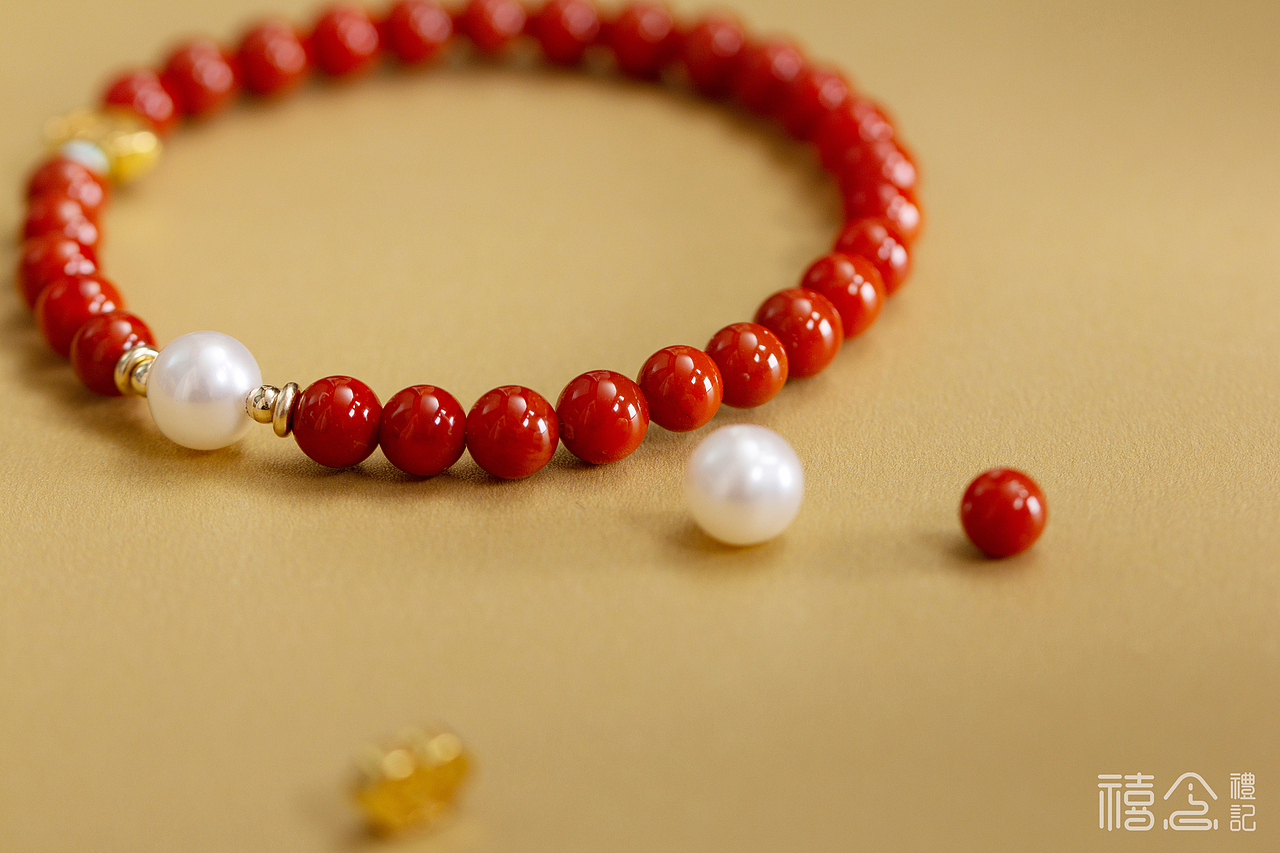 南红珍珠手链