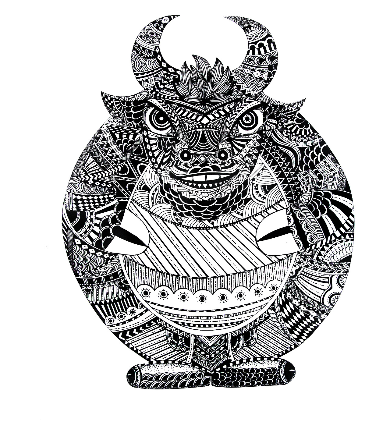 生肖装饰画（图ZMTY0ODgwNzI=） - 图案 - 站酷设计师周小痘原创素材 - 站酷ZCOOL