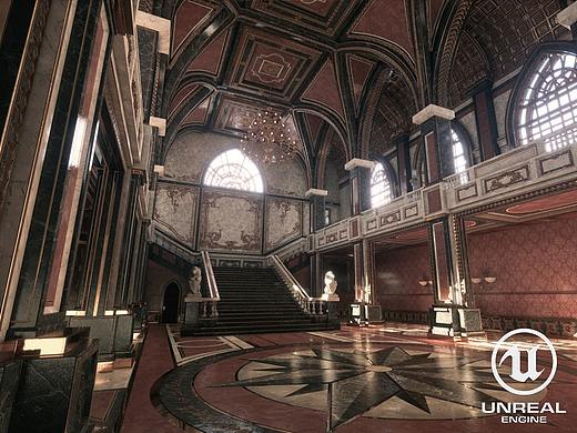 UE4欧式宫殿_白天