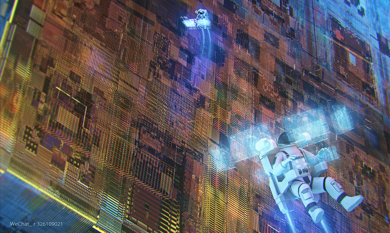 宇航员高空作业，练习（图ZOTEwNDI0NzY=） - 建筑/空间 - 站酷设计师连接世界原创素材 - 站酷ZCOOL