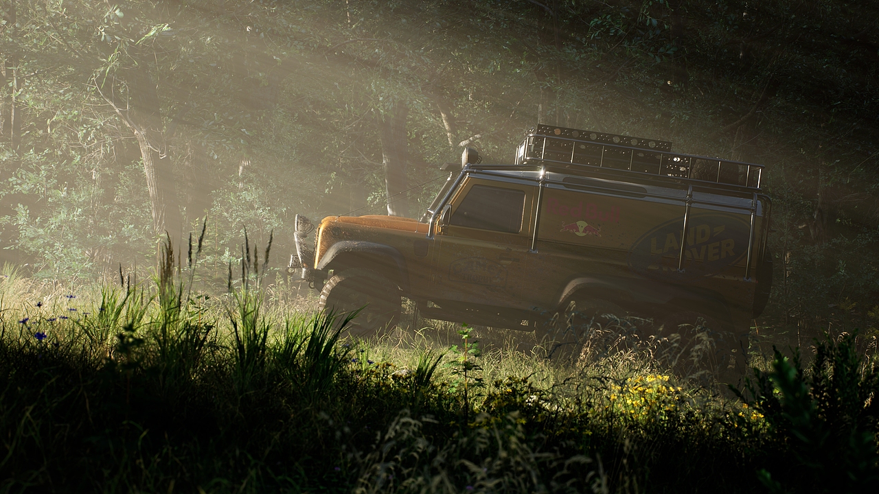 新做的一张,试试UE的体积光