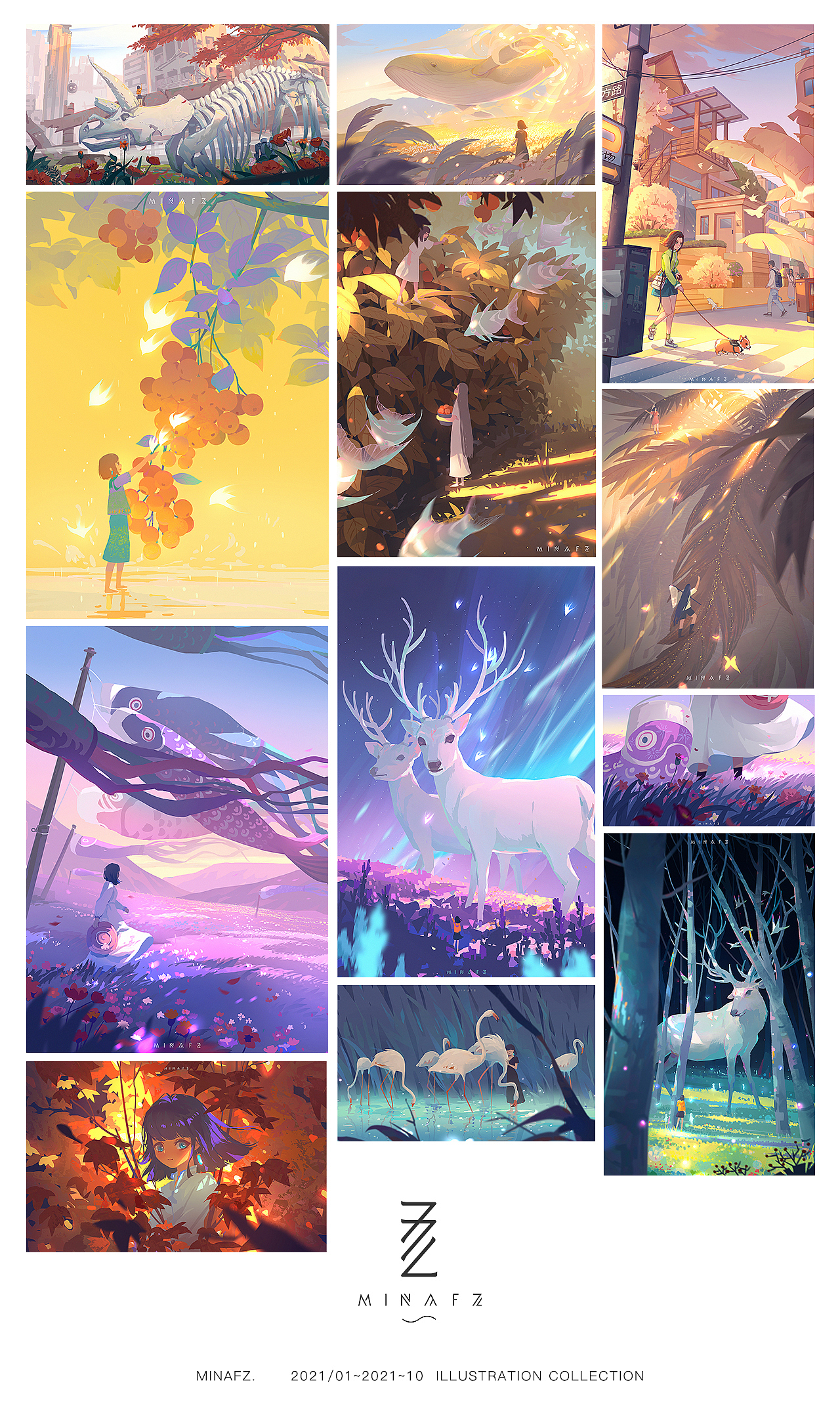 2021年中插画总结