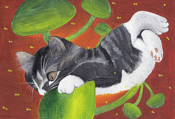 猫 · 流浪（图ZMTQ0Nzg3MDE2） - 艺术插画 - 站酷设计师青豆zoe原创素材 - 站酷ZCOOL