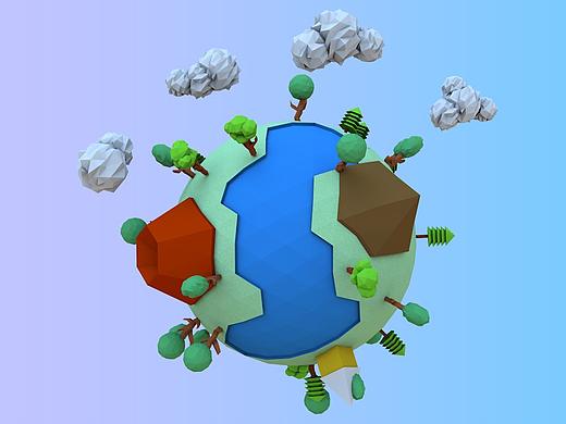 C4D-星球