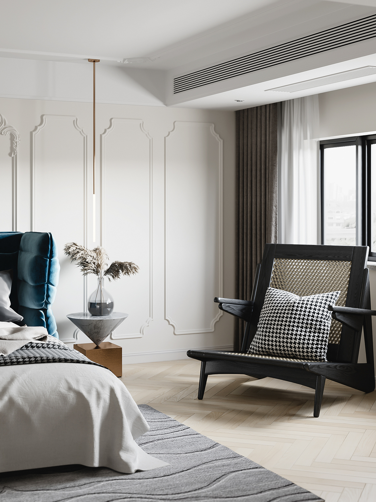 现代混搭风格效果图