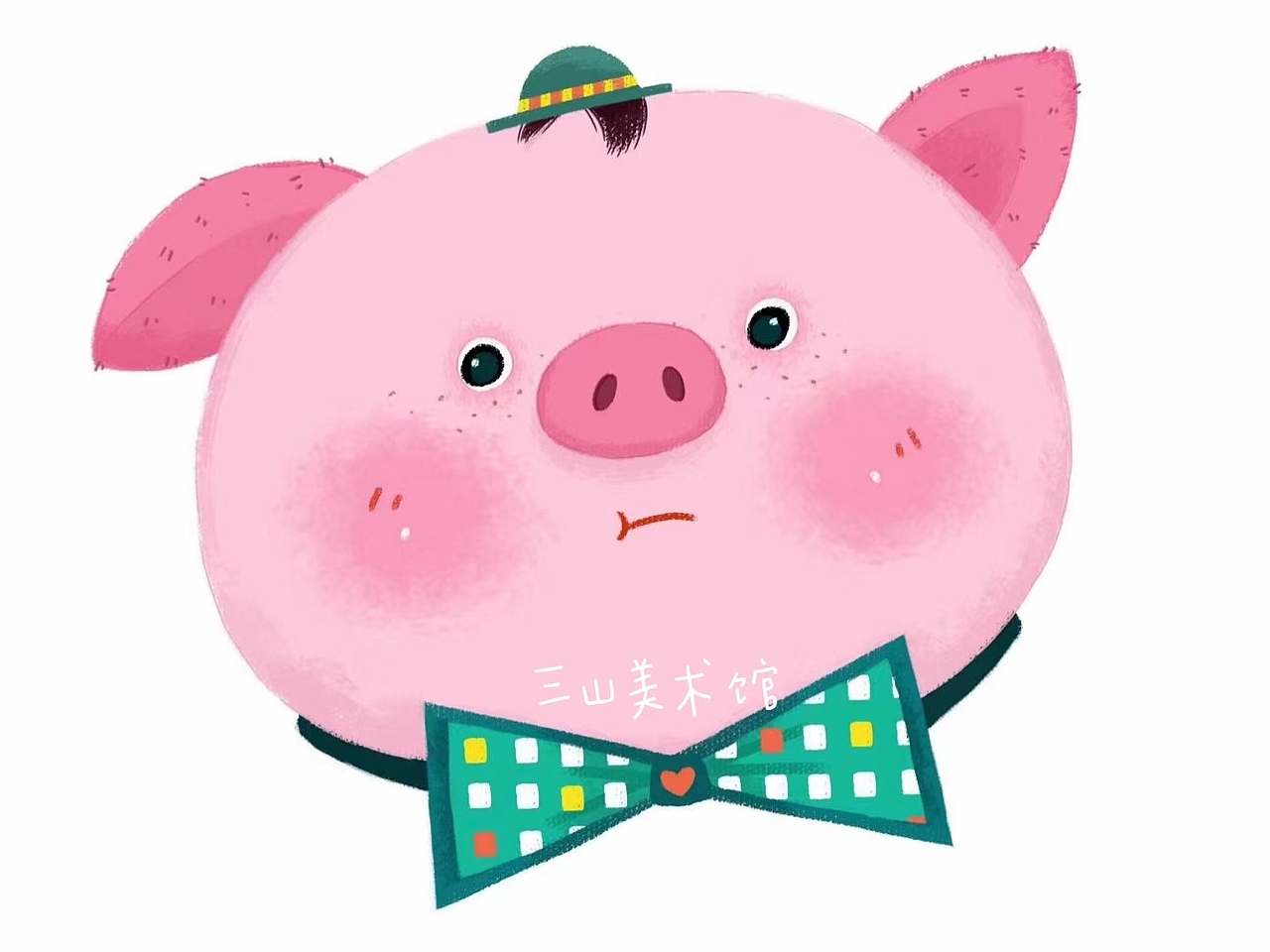 原创•手绘儿童插画绘本三只小猪舞台剧（图ZMjc4Njg0NDg4） - 儿童插画 - 站酷设计师shasha插画原创素材 - 站酷ZCOOL