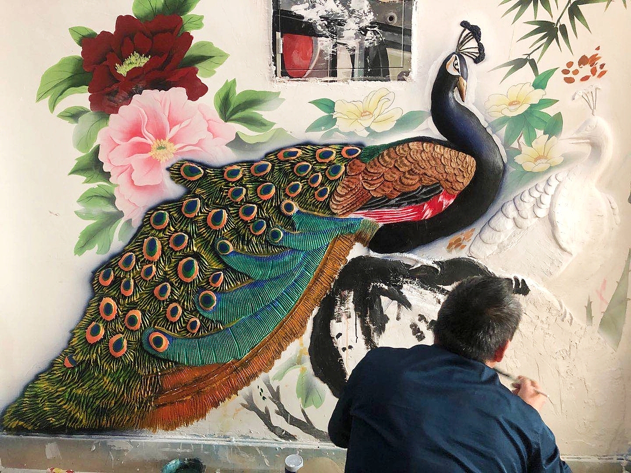 墻繪學(xué)員作品（圖ZMjI4Njg0NDgw） - 其他手工藝 - 站酷設(shè)計(jì)師浪漫滿屋墻繪培訓(xùn)原創(chuàng)素材 - 站酷ZCOOL