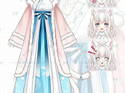 live2d虚拟主播形象定制vtuber定制立绘定制