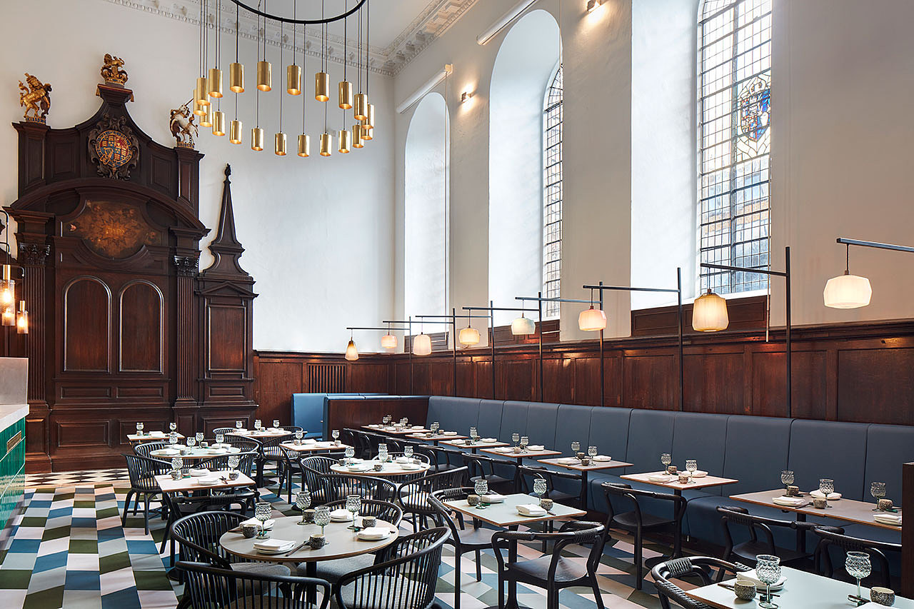 「餐厅设计」中国风和欧式教堂风相结合