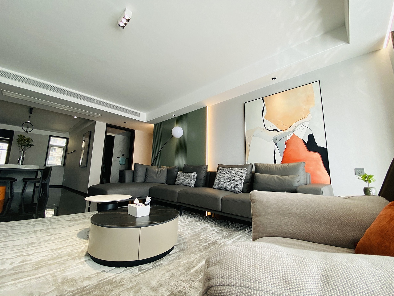 建面170平米，装修完工实景效果（图ZMjk1NjIzNjMy） - 家装设计 - 站酷设计师石家庄设计安子原创素材 - 站酷ZCOOL