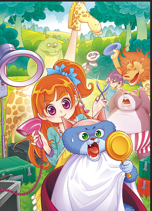 理发你怕么？（图ZNjA2ODE0NzI=） - 商业插画 - 站酷设计师矫杰原创素材 - 站酷ZCOOL