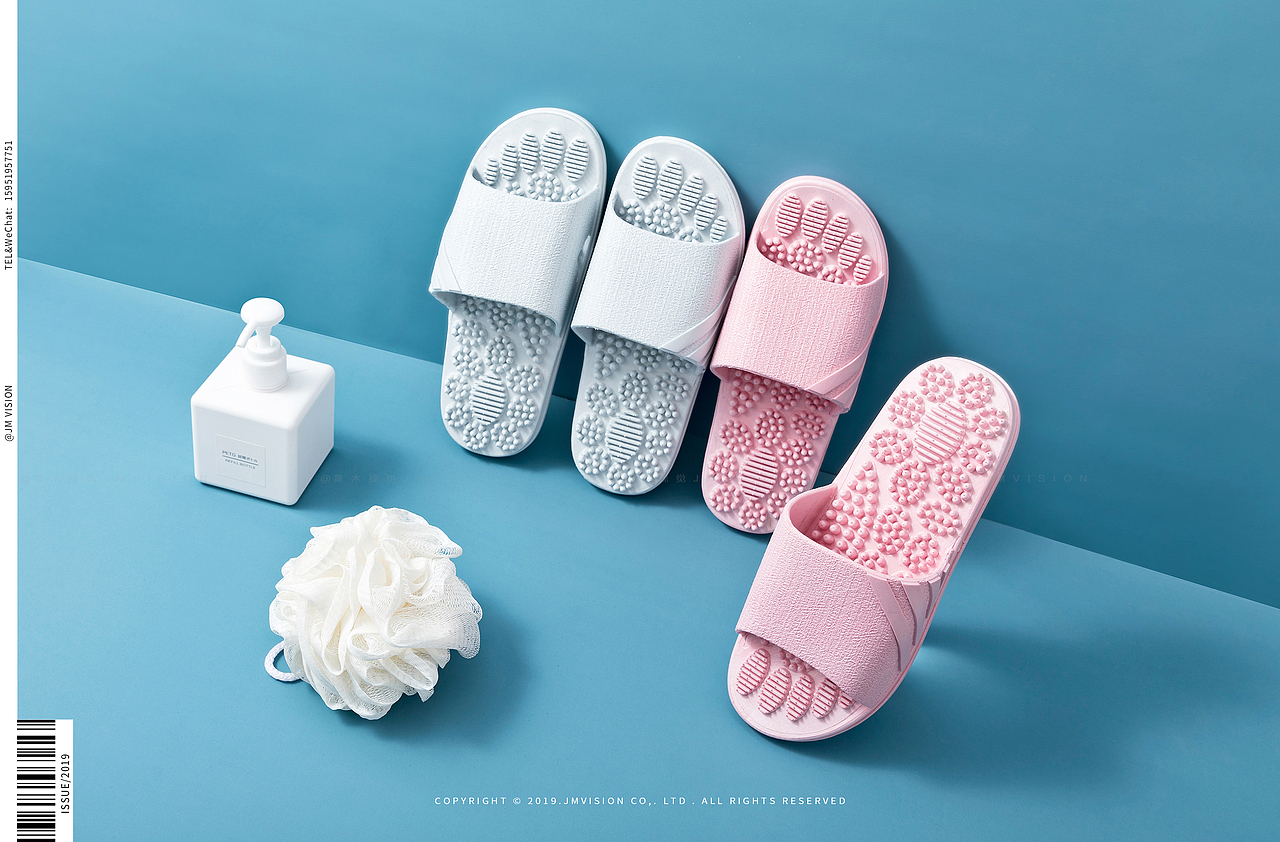 拖鞋摄影丨简木视觉 × 夏季凉鞋家居鞋 产品静物拍摄
