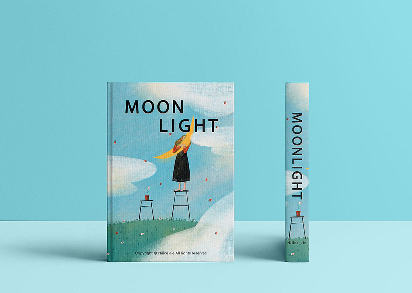 《Moon Light》系列原創(chuàng)插畫（圖ZMzY3OTYxODUy） - 創(chuàng)作習(xí)作 - 站酷設(shè)計師尼尼米斯原創(chuàng)素材 - 站酷ZCOOL