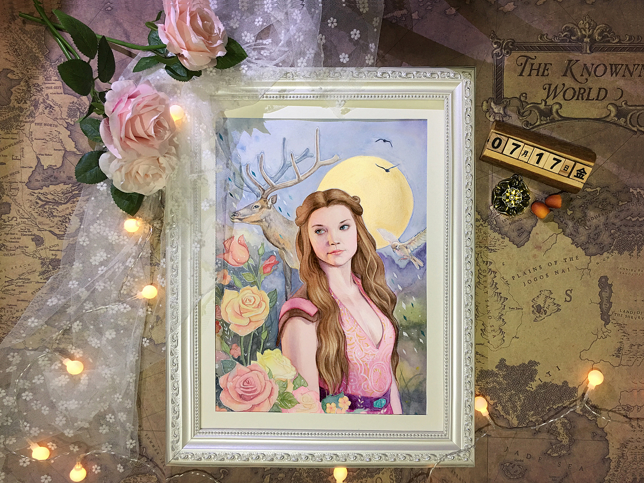 我为《权力的游戏》画插画（图ZODUxMTQ5MzY=） - 绘画 - 站酷设计师oliviashaw原创素材 - 站酷ZCOOL