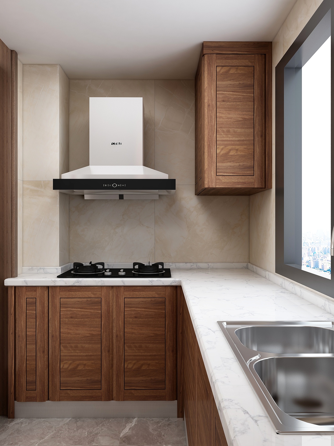 现代简约I客厅主卧