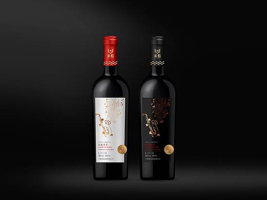 皇蔻酒庄酒标设计