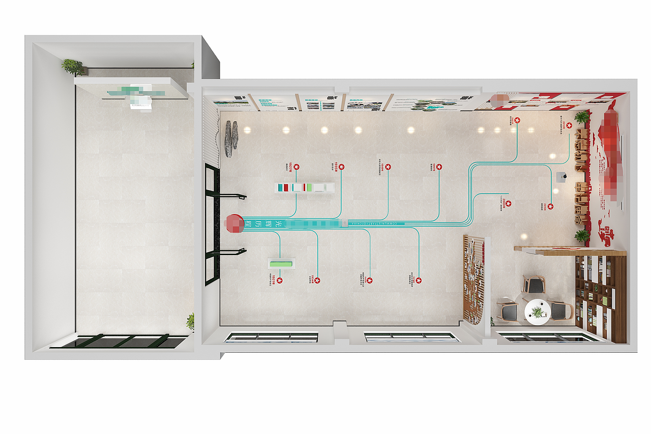 水务企业展厅（图ZMjY5NjIzMzk2） - 展陈设计 - 站酷设计师靓女无语原创素材 - 站酷ZCOOL