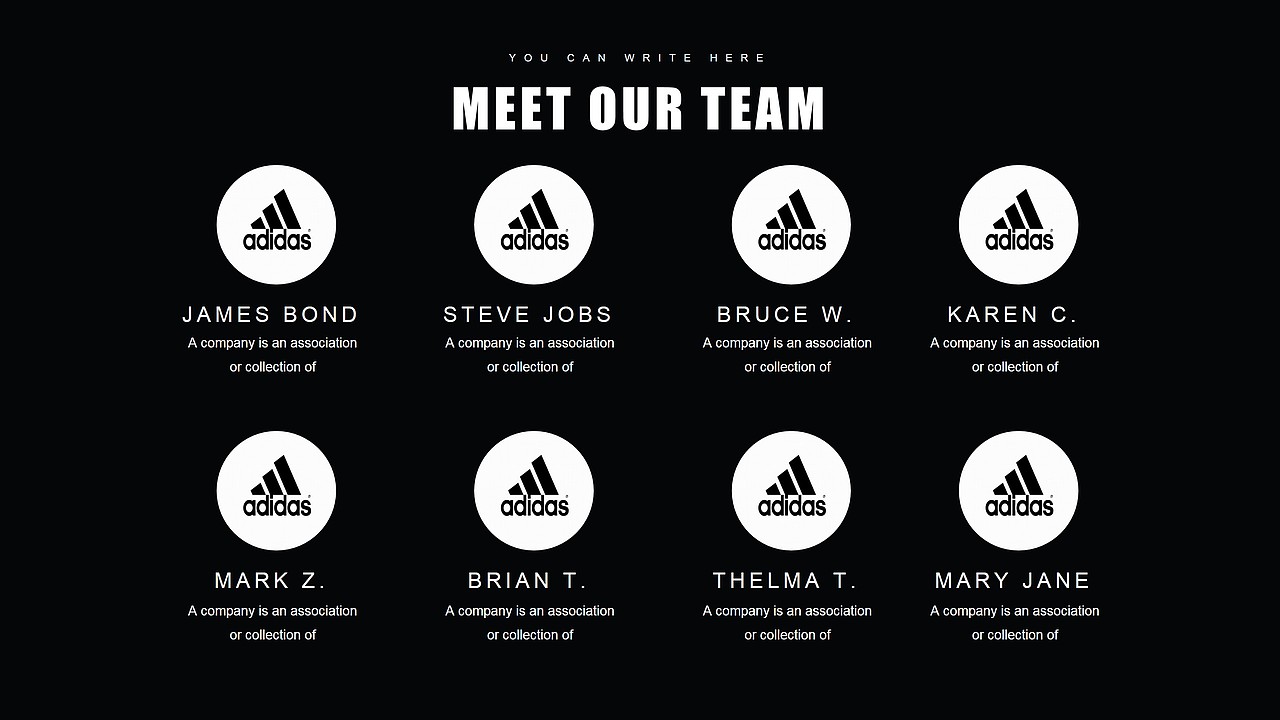 adidas阿迪达斯时尚运动品牌营销策划PPT模板（图ZNzgzNDAzMjQ=） - PPT/Keynote - 站酷设计师MASEFAT工作室原创素材 - 站酷ZCOOL