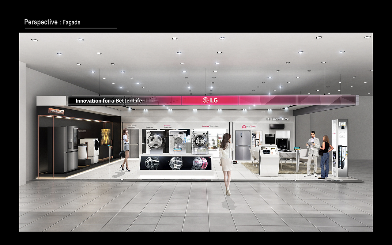 LG 2018 brand shop（图ZMTA2MTIxOTMy） - 场景 - 站酷设计师场景美学设计原创素材 - 站酷ZCOOL