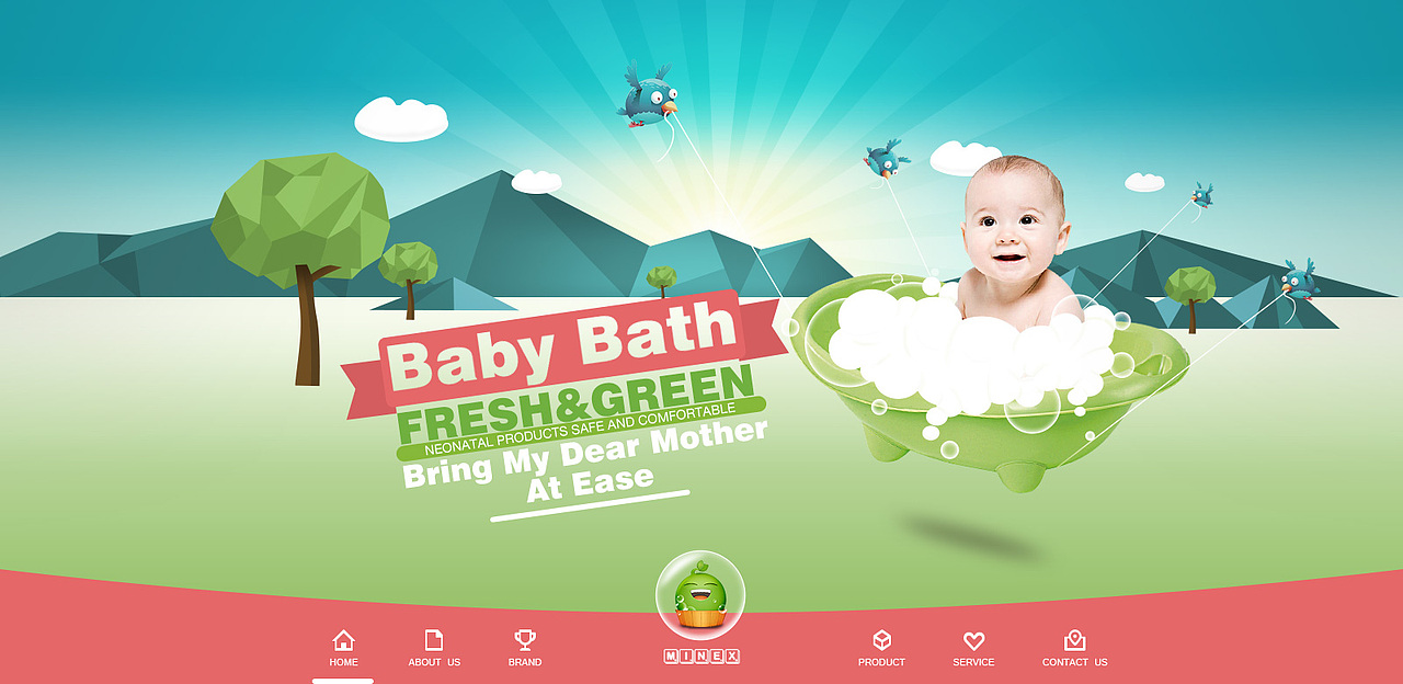 Baby bath（图ZMTQ5MjEyODA=） - 企业官网 - 站酷设计师ZF设计沉思录原创素材 - 站酷ZCOOL