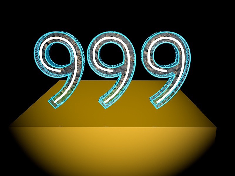999霓虹字体