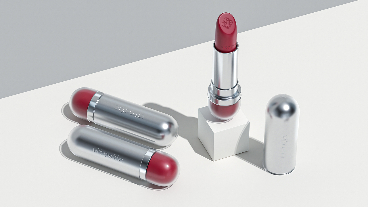 口红产品设计- 口红包装设计 | vitastic（图ZMjY0MDcxNzk2） - 包装 - 站酷设计师同道包装设计原创素材 - 站酷ZCOOL