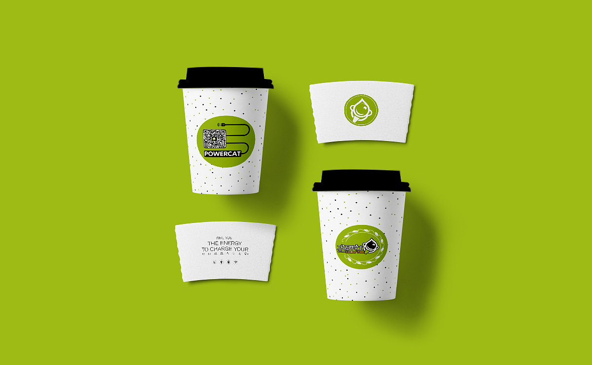 奶茶店标志LOGO、VI设计 奶茶店终端形象设计(图ZMzM2MjQ0NTY=) - 品牌 - 站酷设计师HIBONA海右博纳原创素材 - 站酷ZCOOL