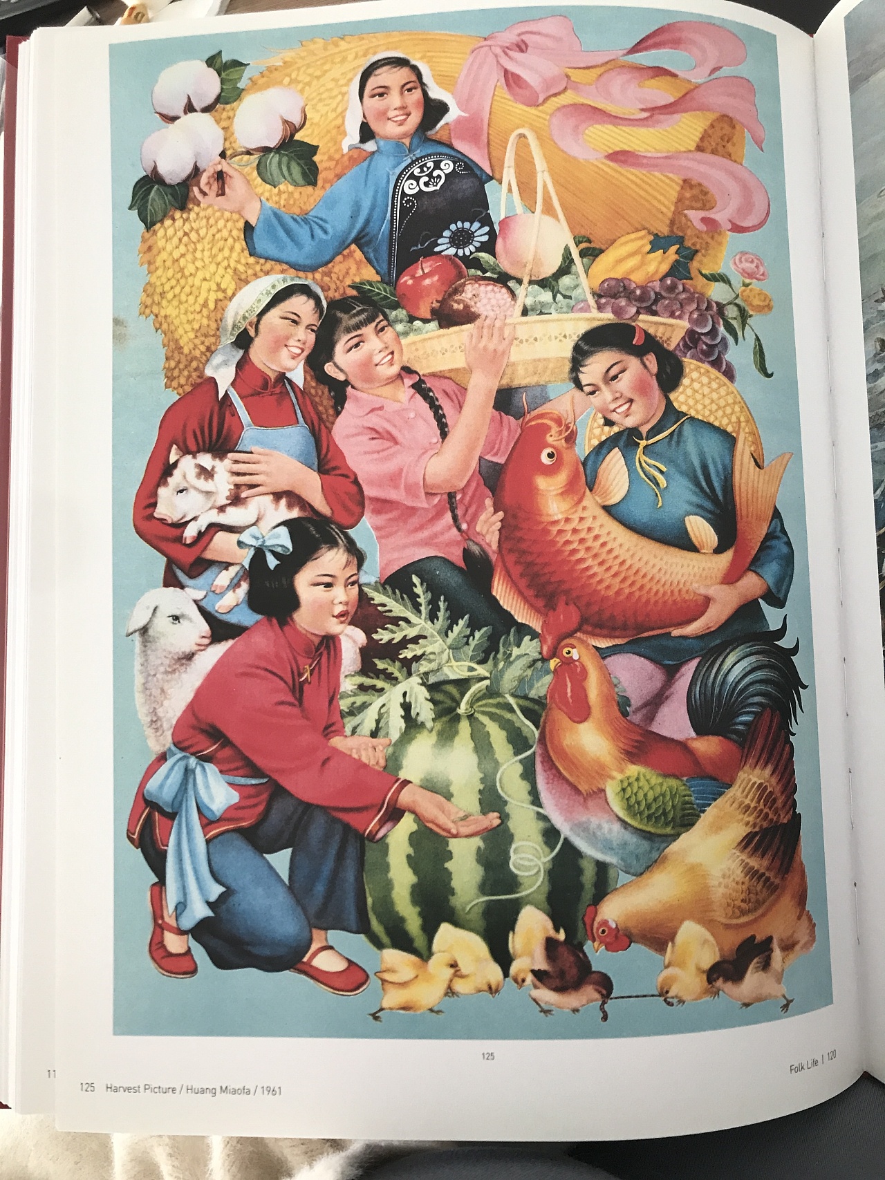 60年代年画风格手绘插画affinityphotoipad