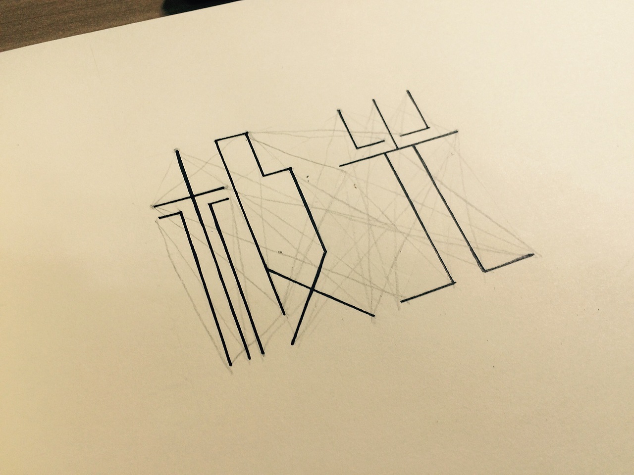 极光字体设计字体变形