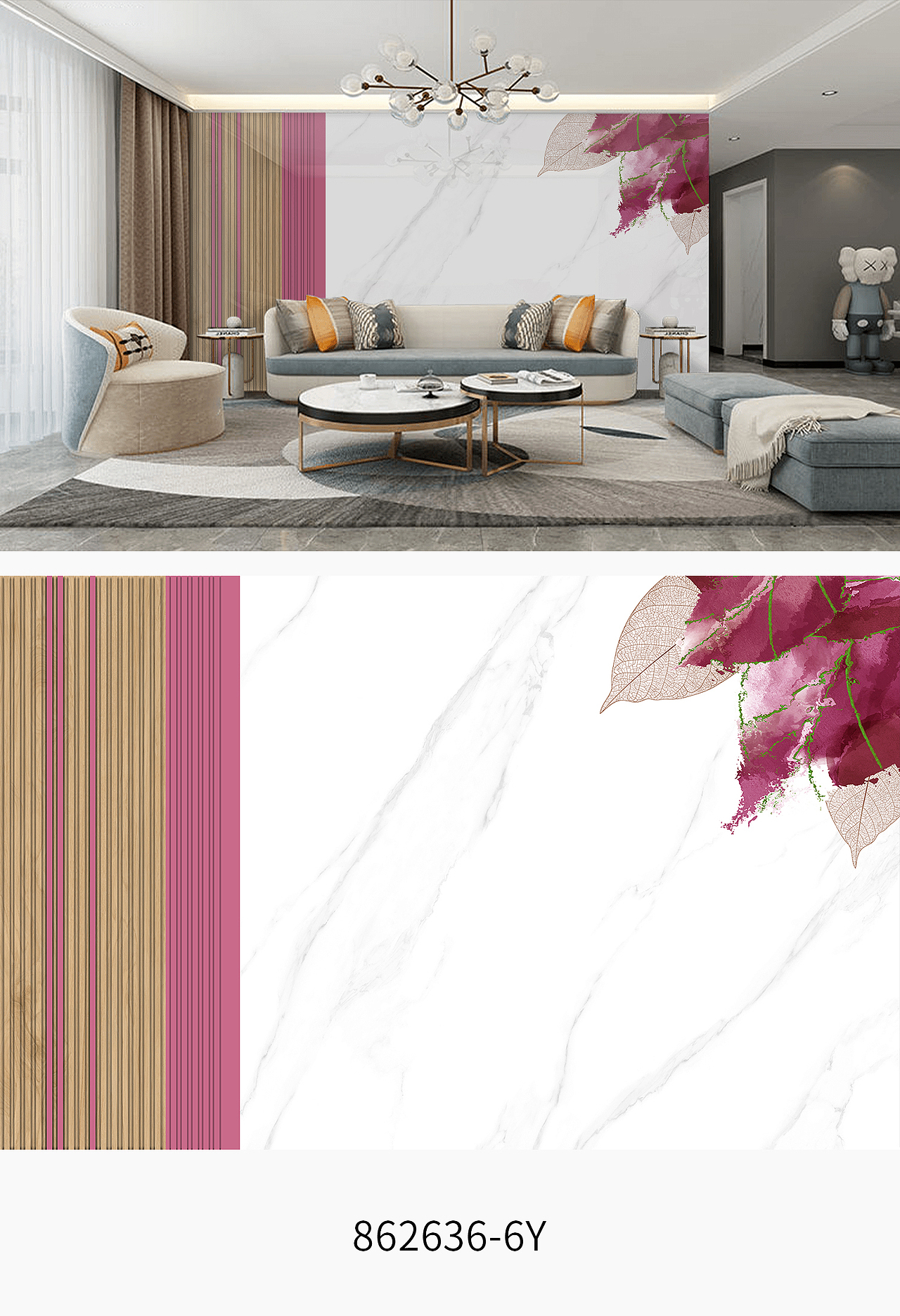 现代北欧莫兰迪绿植整体电视沙发背景墙（图ZMjY5NjQzMjg0） - 家装设计 - 站酷设计师宋图网原创素材 - 站酷ZCOOL