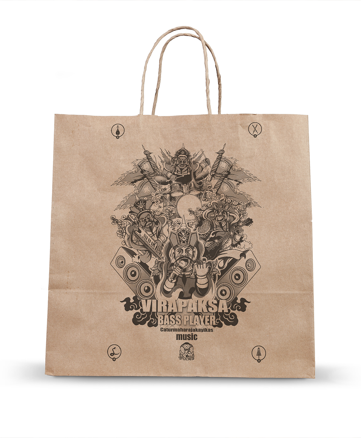 摇滚四大天王（完结）（图ZNDgyNjE3NTI=） - 商业插画 - 站酷设计师洋葱拉面原创素材 - 站酷ZCOOL