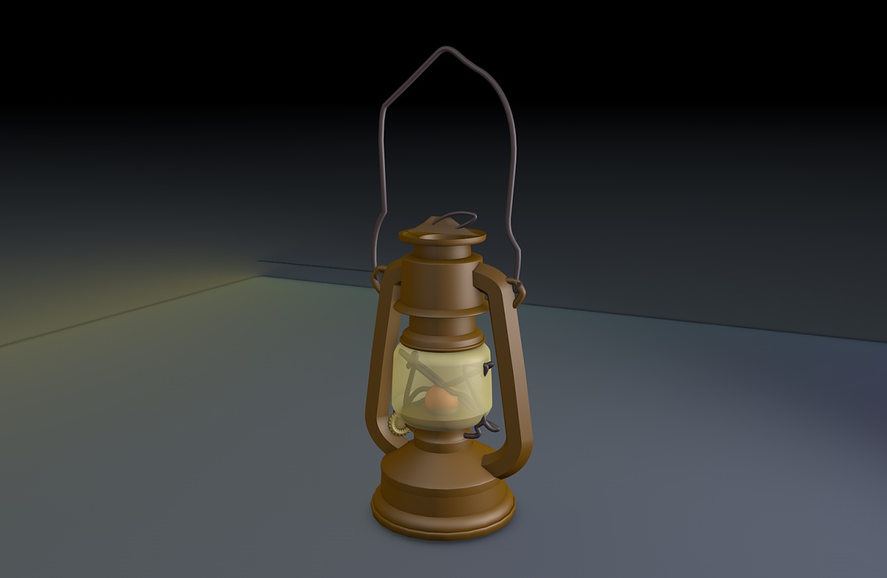 煤油灯~c4d