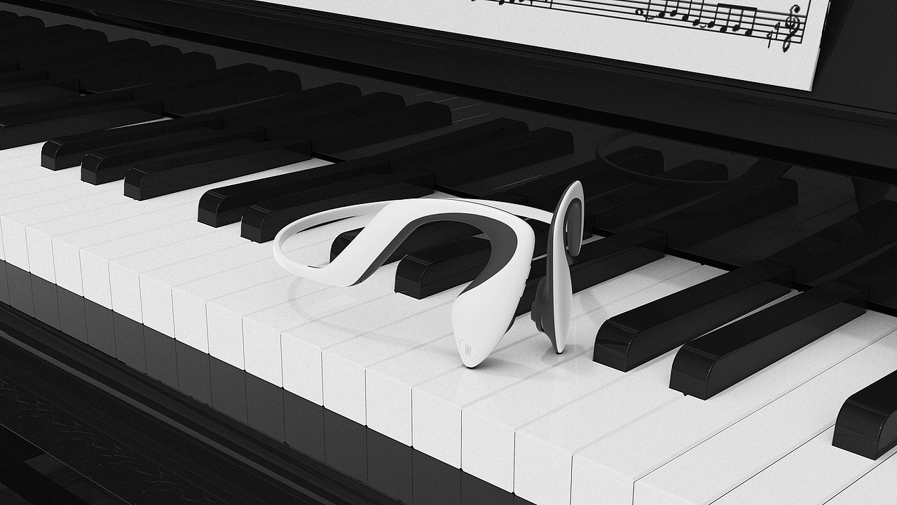 BONE CONDUCTION EARPHONE I 骨传导耳机（图ZMjQzNTIyMTMy） - 生活用品 - 站酷设计师造设岛工作室原创素材 - 站酷ZCOOL