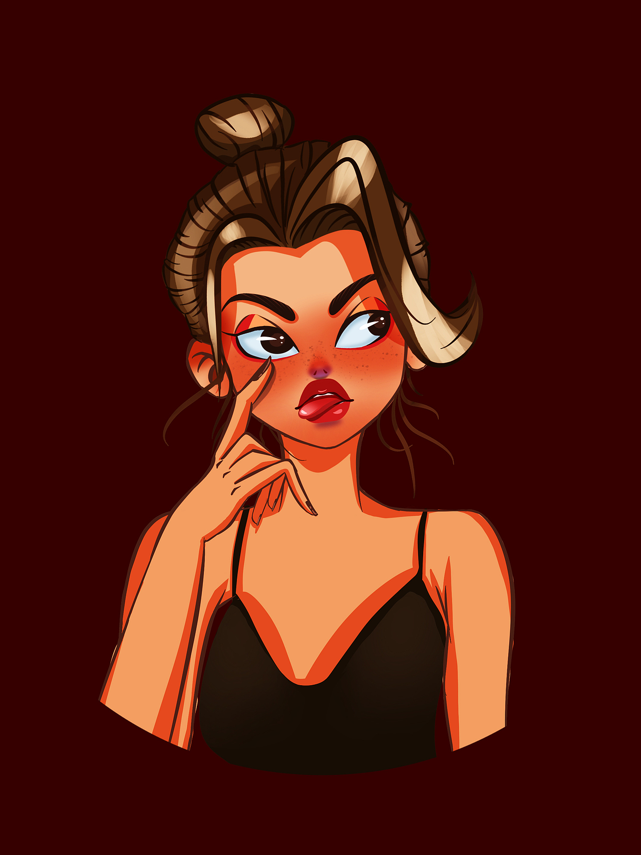 头像包装插画（图ZMjg1NTczNDc2） - 商业插画 - 站酷设计师插画师年年原创素材 - 站酷ZCOOL