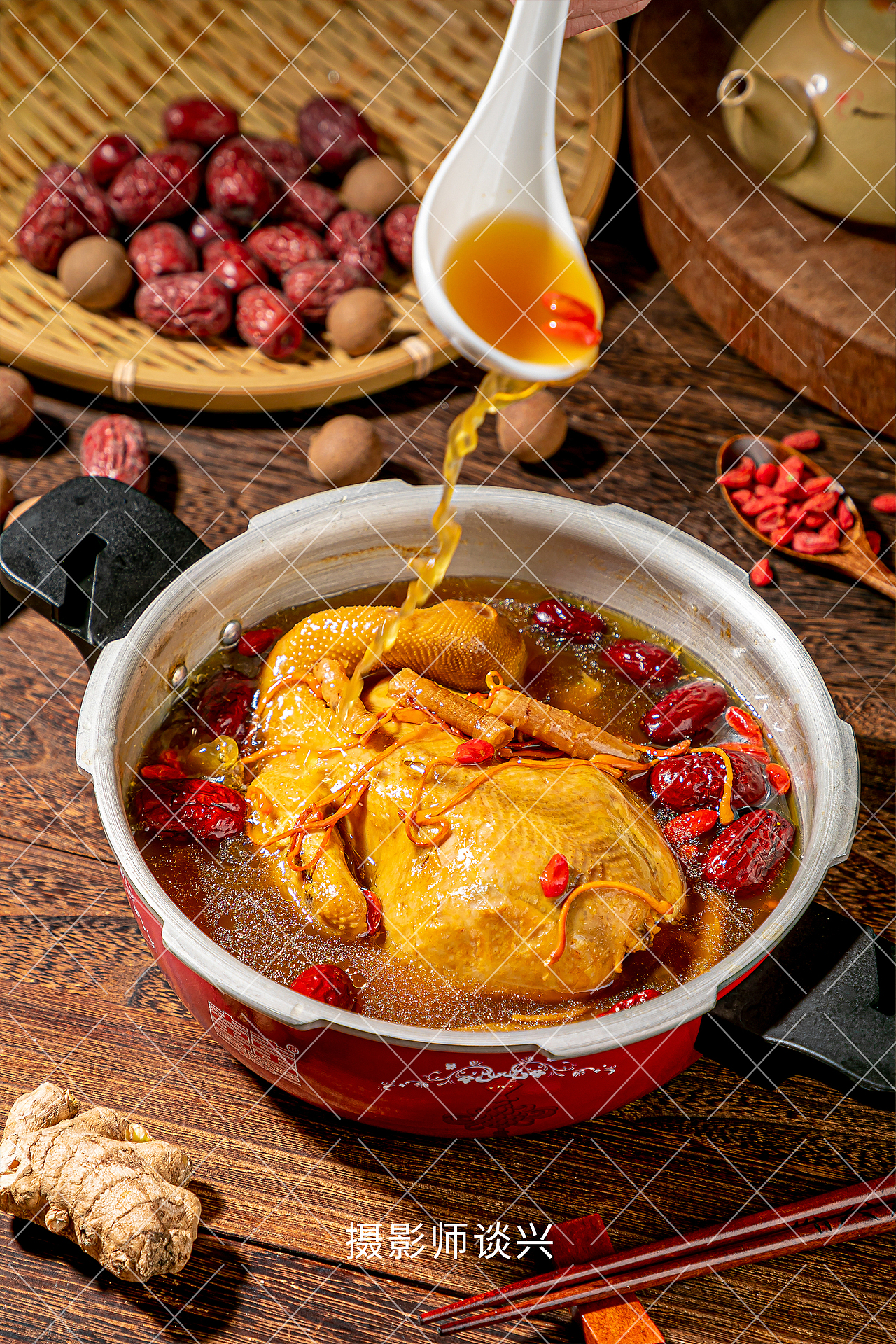 茶油谷鸭 、鱿鱼、羊杂、五圆整鸡等湘菜 美食摄影