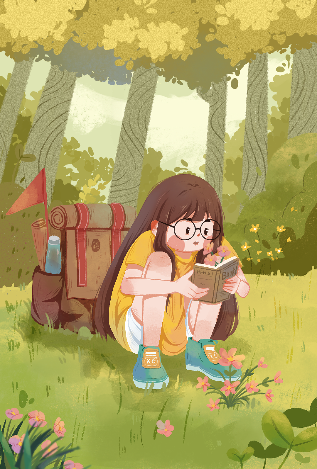 dinlab插画打卡系列（图ZMjQ2NTc4OTk2） - 商业插画 - 站酷设计师插画师西瓜西哩原创素材 - 站酷ZCOOL