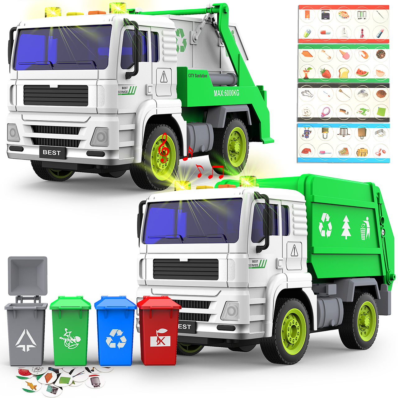 儿童早教玩具-城市环保车